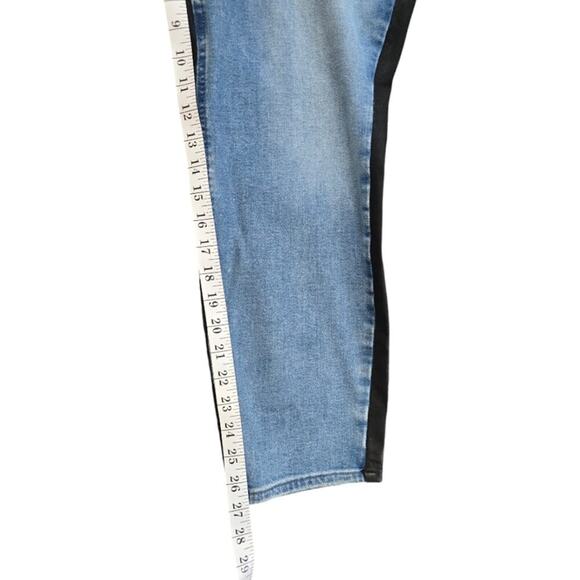 7FAM Jen7 Women's Mid-Rise Stretch Denim 50/50 Ankle-Skinny Jeans Plus Size 18 - Picture 6 of 16